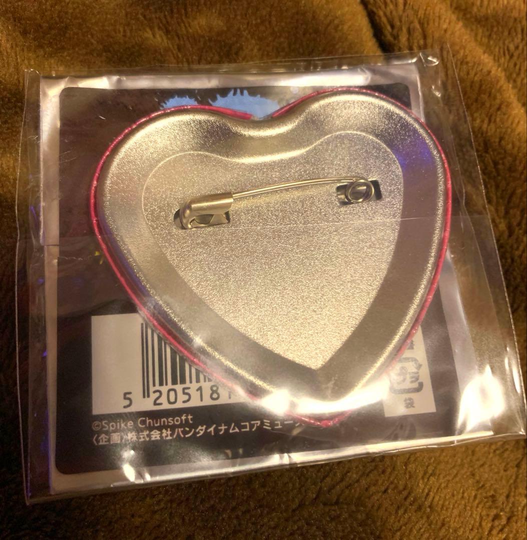 ダンガンロンパ 左右田和一照れ顔ハート缶バッジナンジャタウン銀袋付き