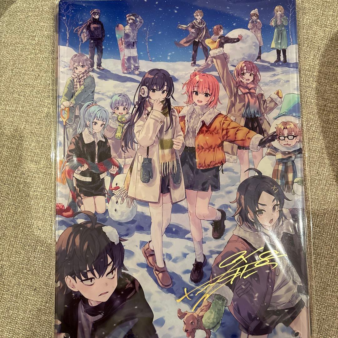 【C107】俺ガイル直筆サイン入りアクリルボードA／ぽんかん