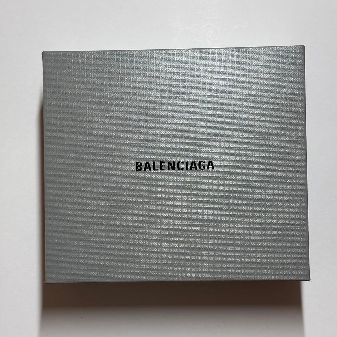 BALENCIAGA 財布 ブルー ペーパーウォレット