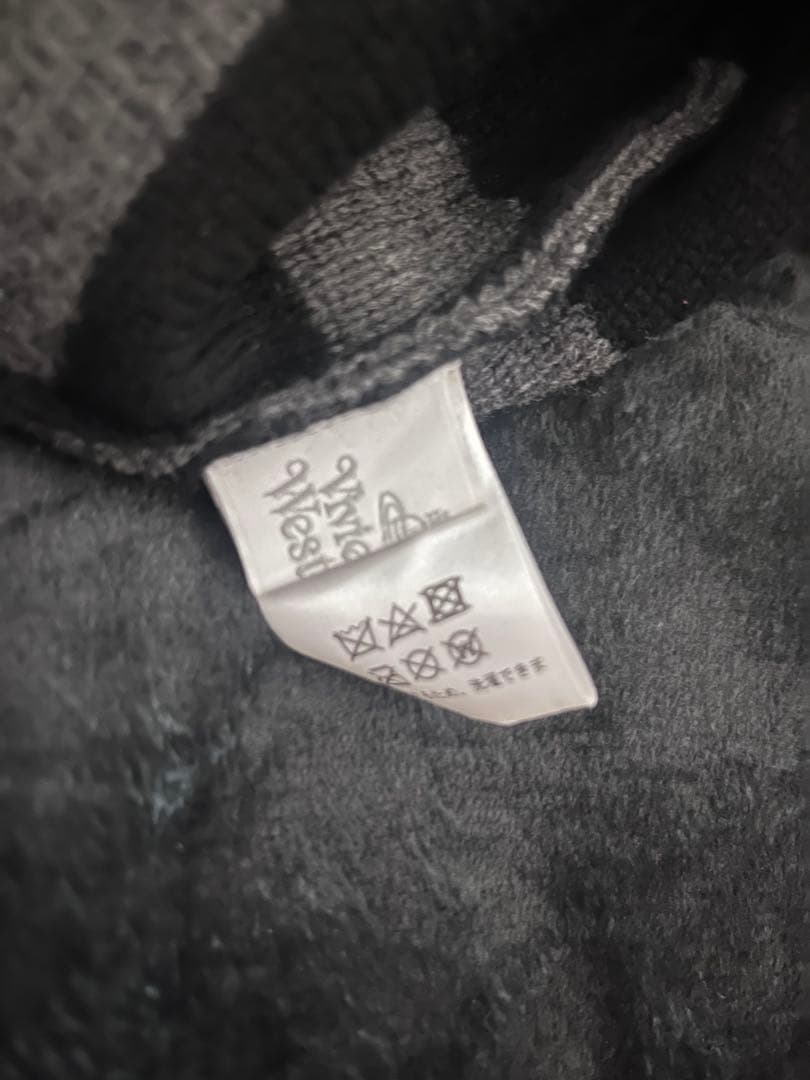 Vivienne Westwood 耳当てニット帽 グレー ブラック nana