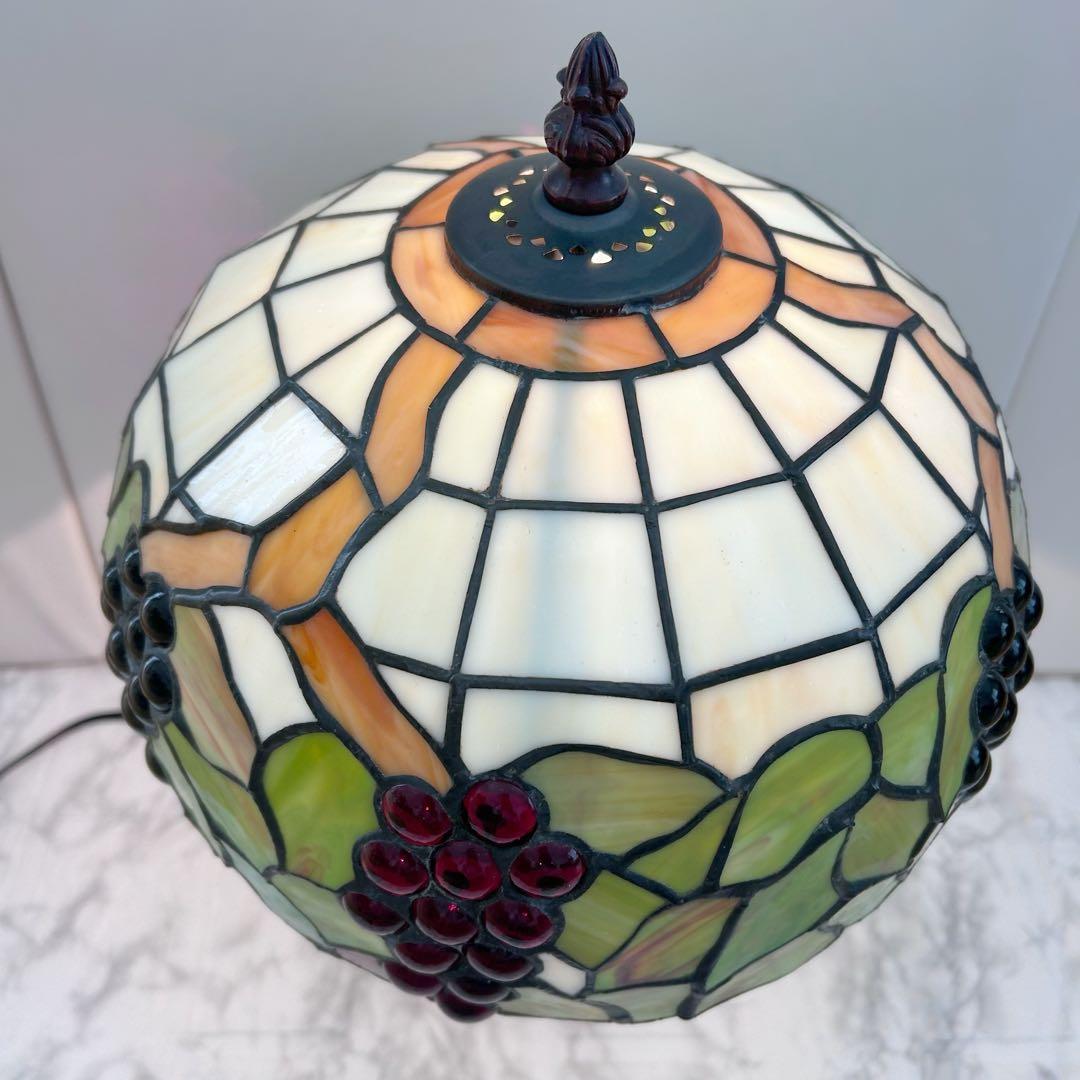 ティファニーランプ ステンドグラス　葡萄ランプ ヴィンテージレトロ　アンティーク