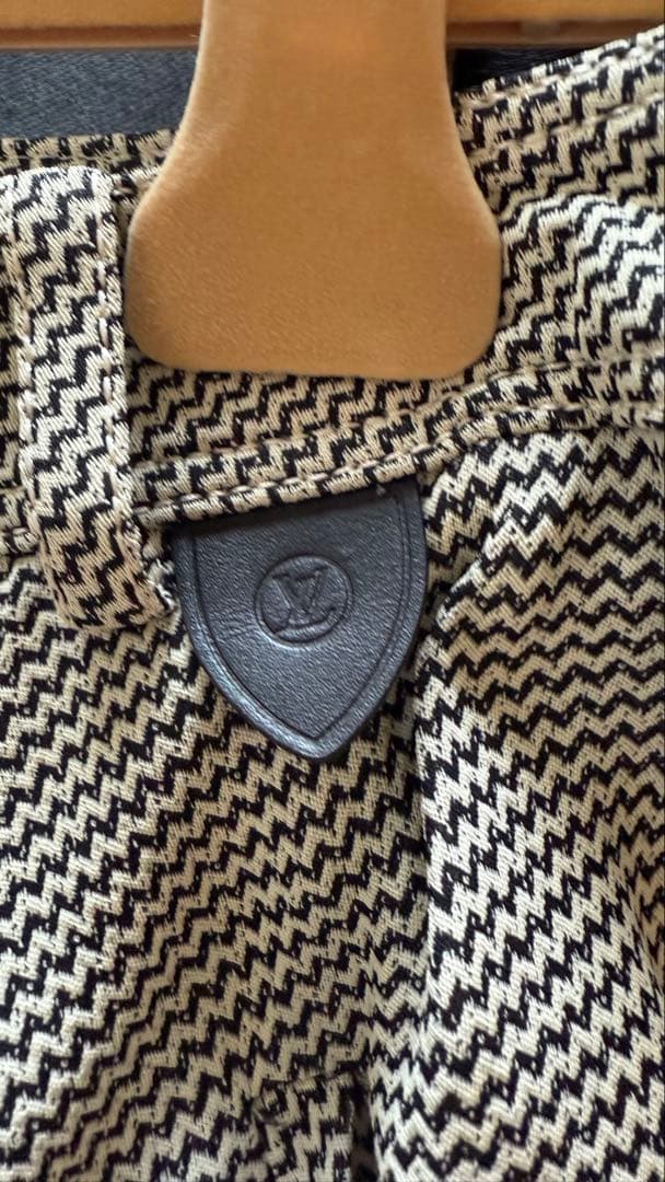 ルイヴィトンフレアーキュロット38ブラックベージュ