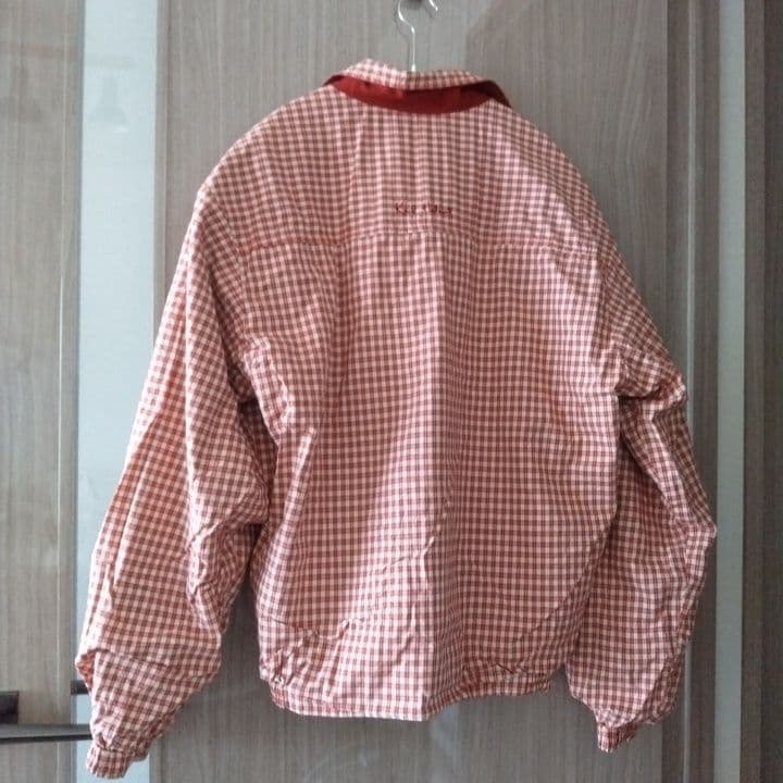 Karl Helmet 赤＆チェック リバーシブルジャケット・ユニセックス