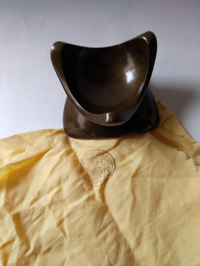 唐銅 七種蓋置 金谷浄雲 造 茶道具 茶器 蓋置 共箱 共布 美品 です。