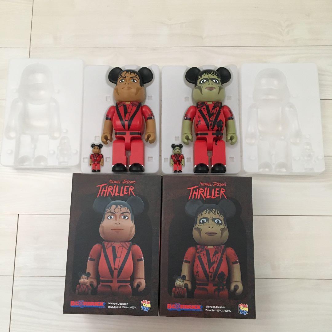 ベアブリック マイケルジャクソン　400% 100% 2箱セットMICHAEL