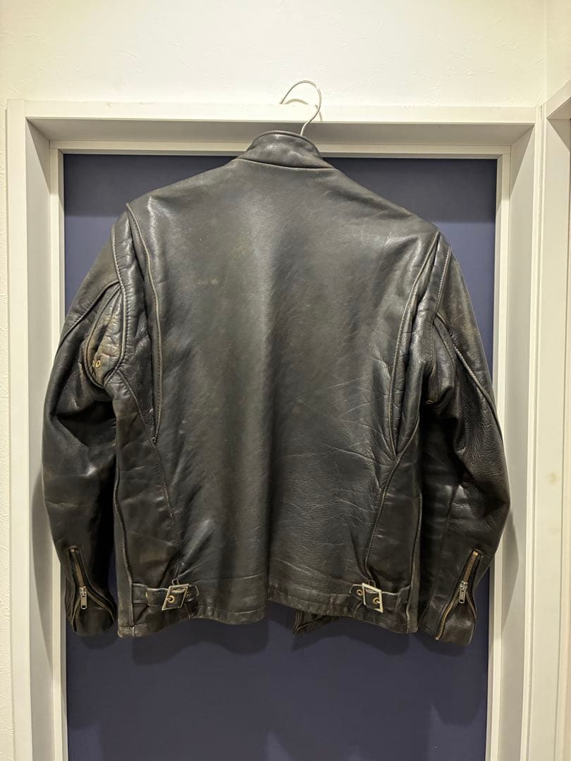 Schott シングルライダースジャケット 38
