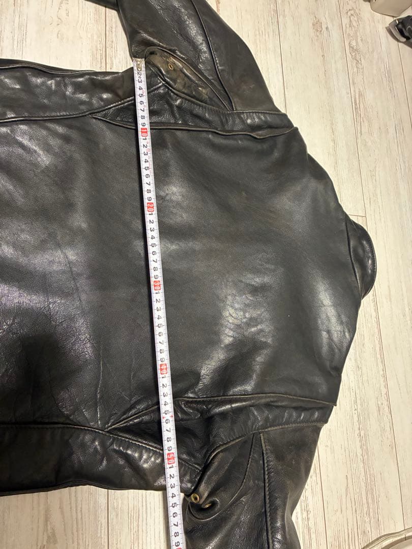 Schott シングルライダースジャケット 38