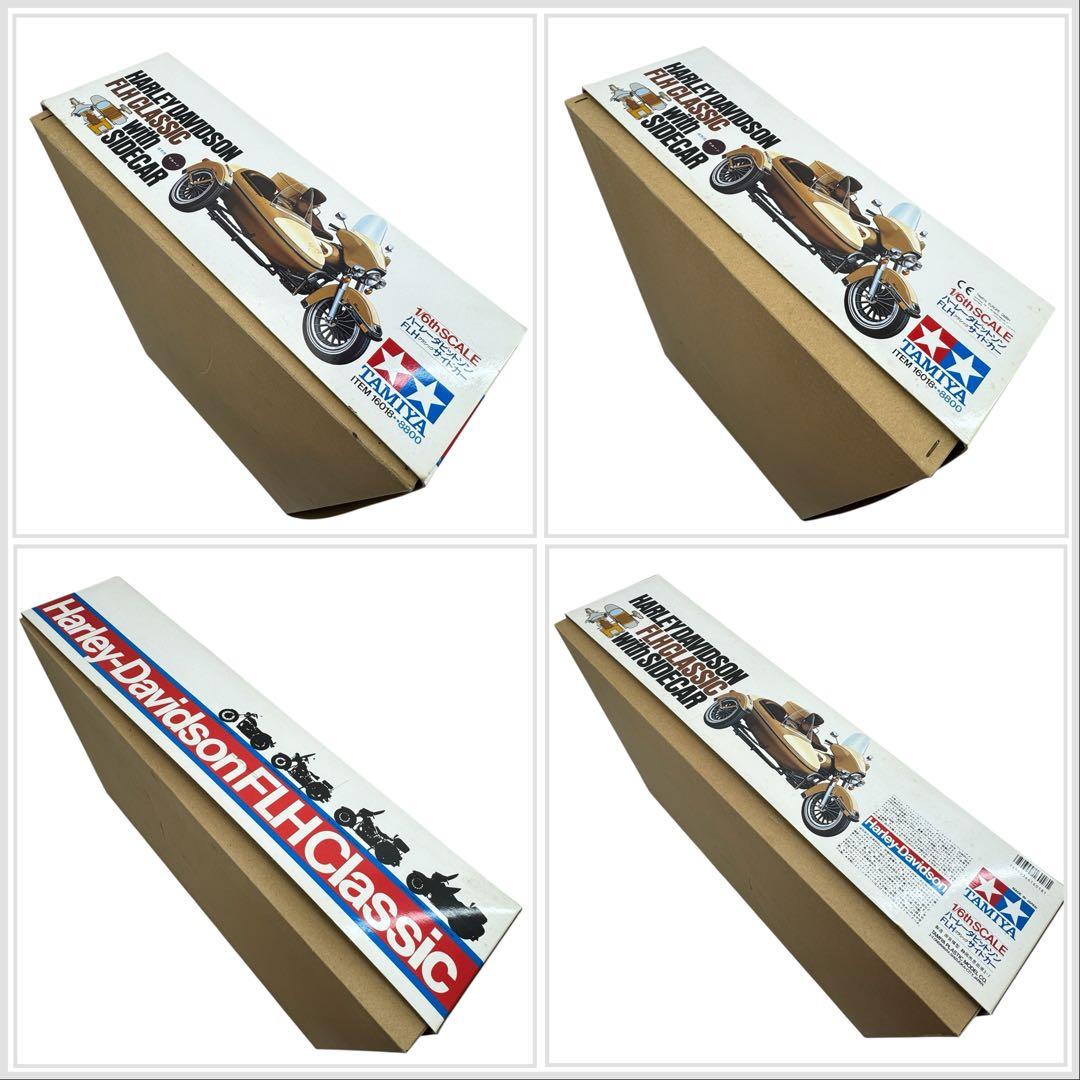 【内袋未開封】タミヤ 1/6 ハーレーダビットソン FLHクラシック サイドカー