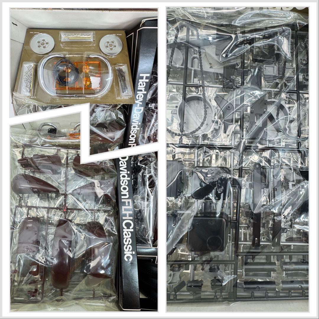 【内袋未開封】タミヤ 1/6 ハーレーダビットソン FLHクラシック サイドカー