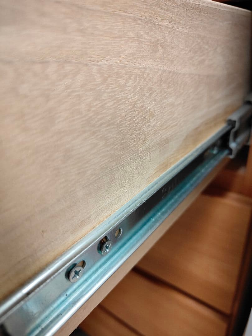 無印良品　タモ材木目調 4段チェスト