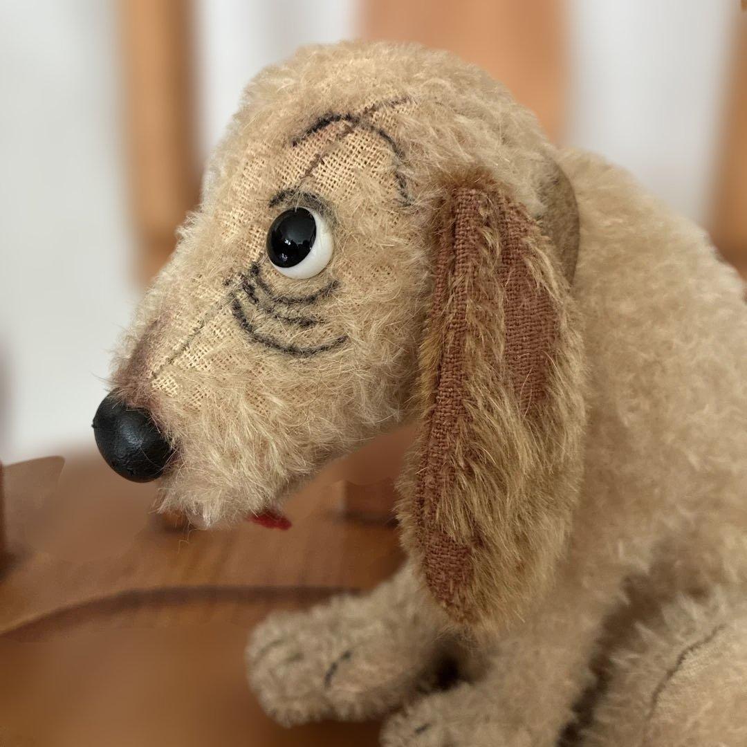 国内作家　ケイタベア　いぬのぬいぐるみ　帽子付き　アンティーク　一点物