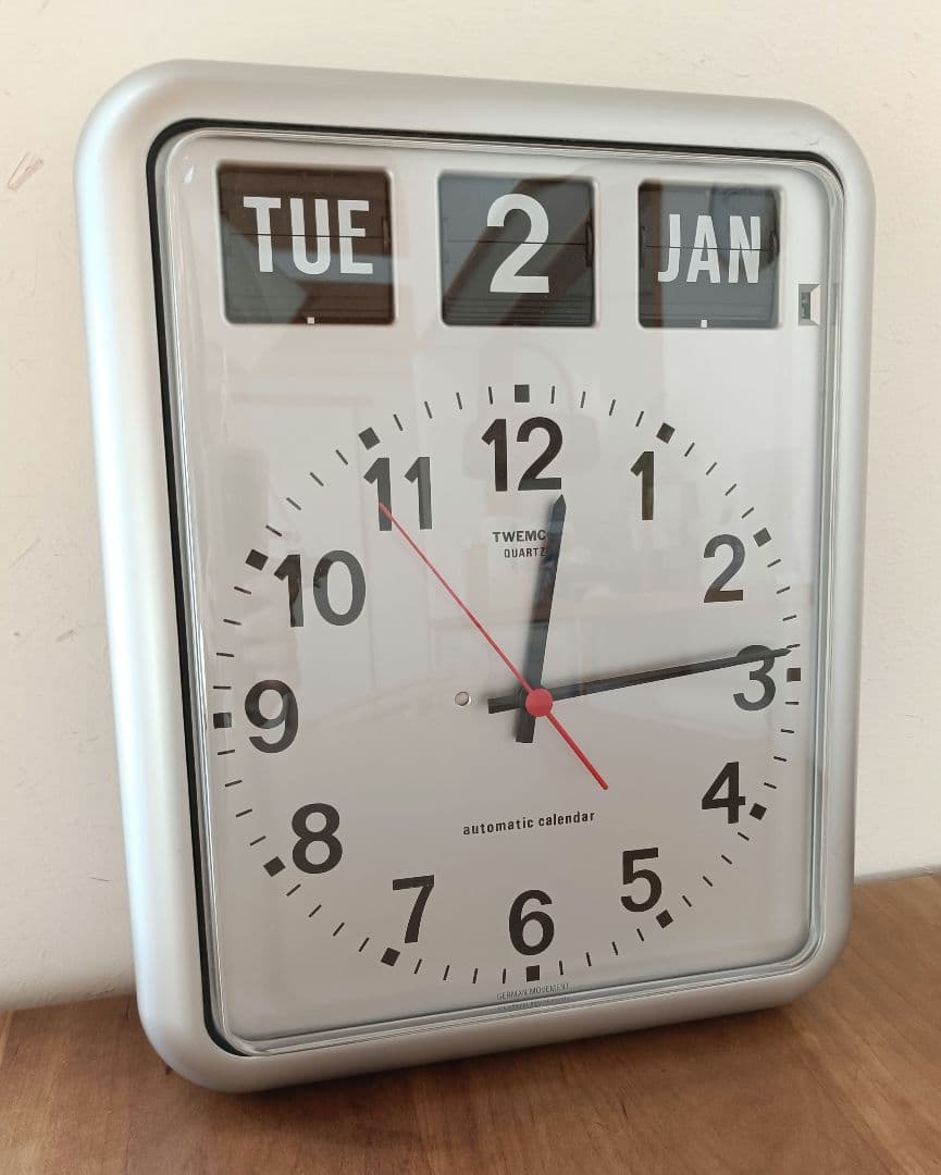TWEMCO　トゥエンコ　 BQ-12　シルバー　掛け時計　時計　クロック