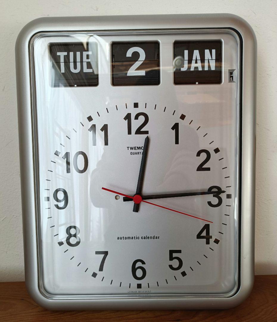 TWEMCO　トゥエンコ　 BQ-12　シルバー　掛け時計　時計　クロック