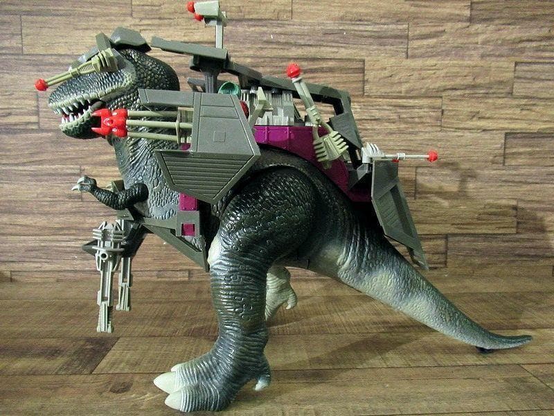 動作確認済 当時モノ エポック社 武装恐竜ダイノス ルーラン軍 ティラノサウルス