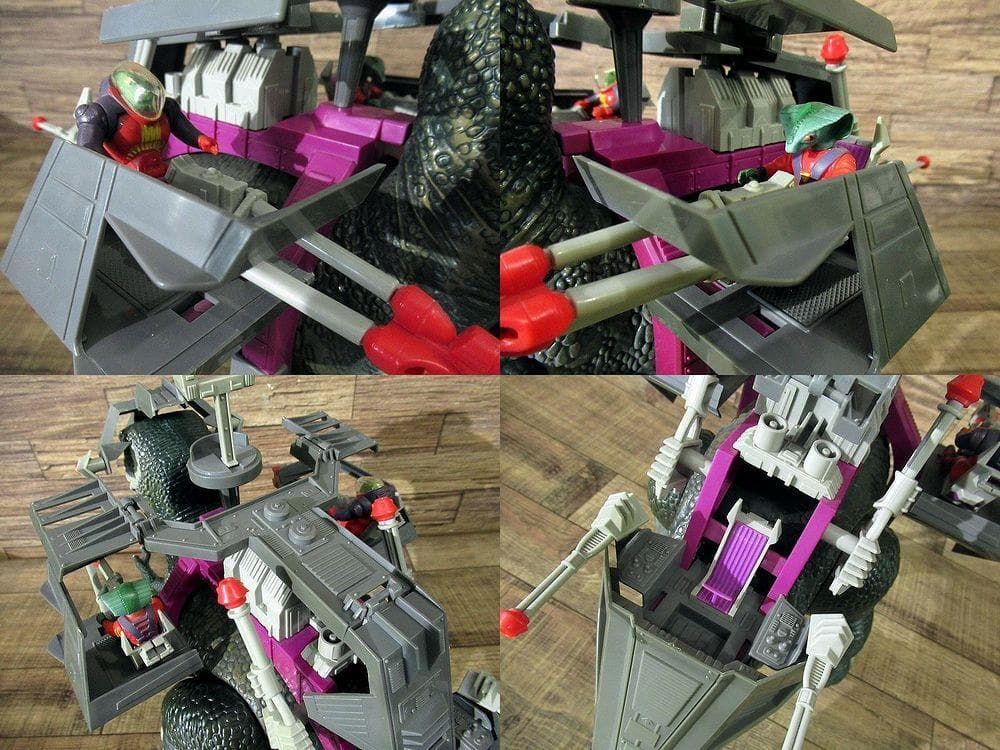 動作確認済 当時モノ エポック社 武装恐竜ダイノス ルーラン軍 ティラノサウルス