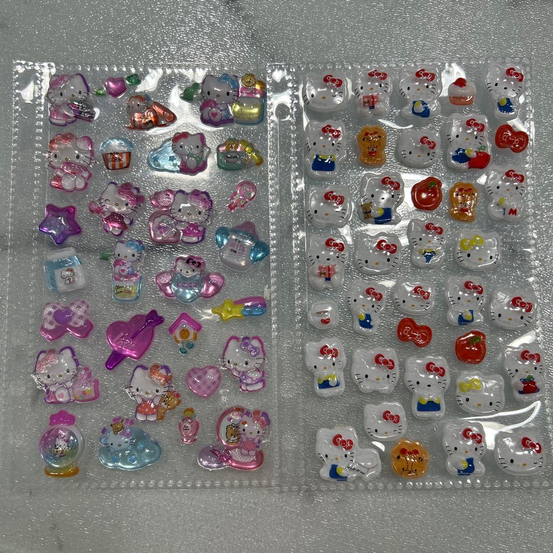 最終値下げ　キティシール帳　完成品　19ページ　キーホルダー付き