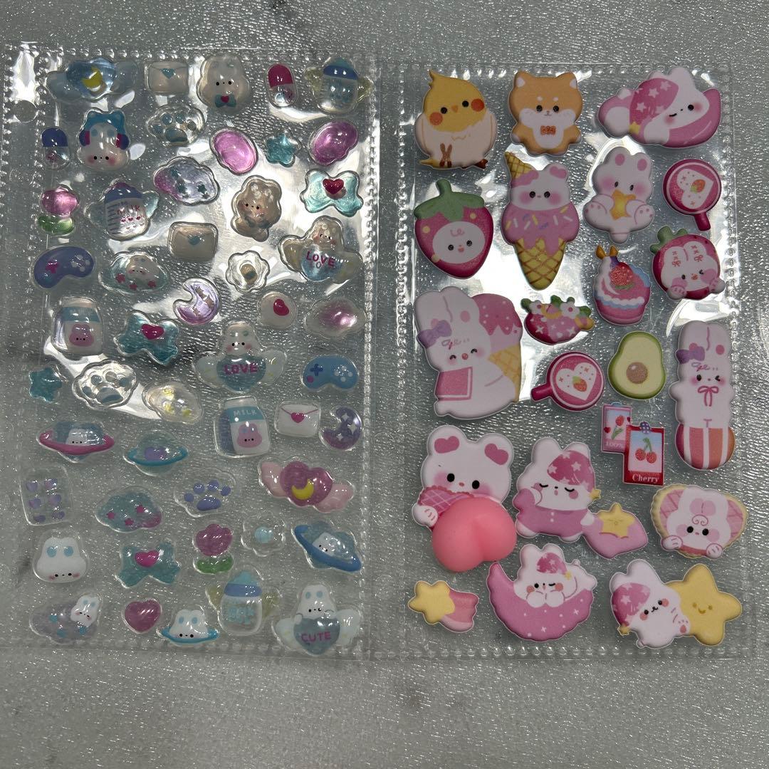 最終値下げ　キティシール帳　完成品　19ページ　キーホルダー付き