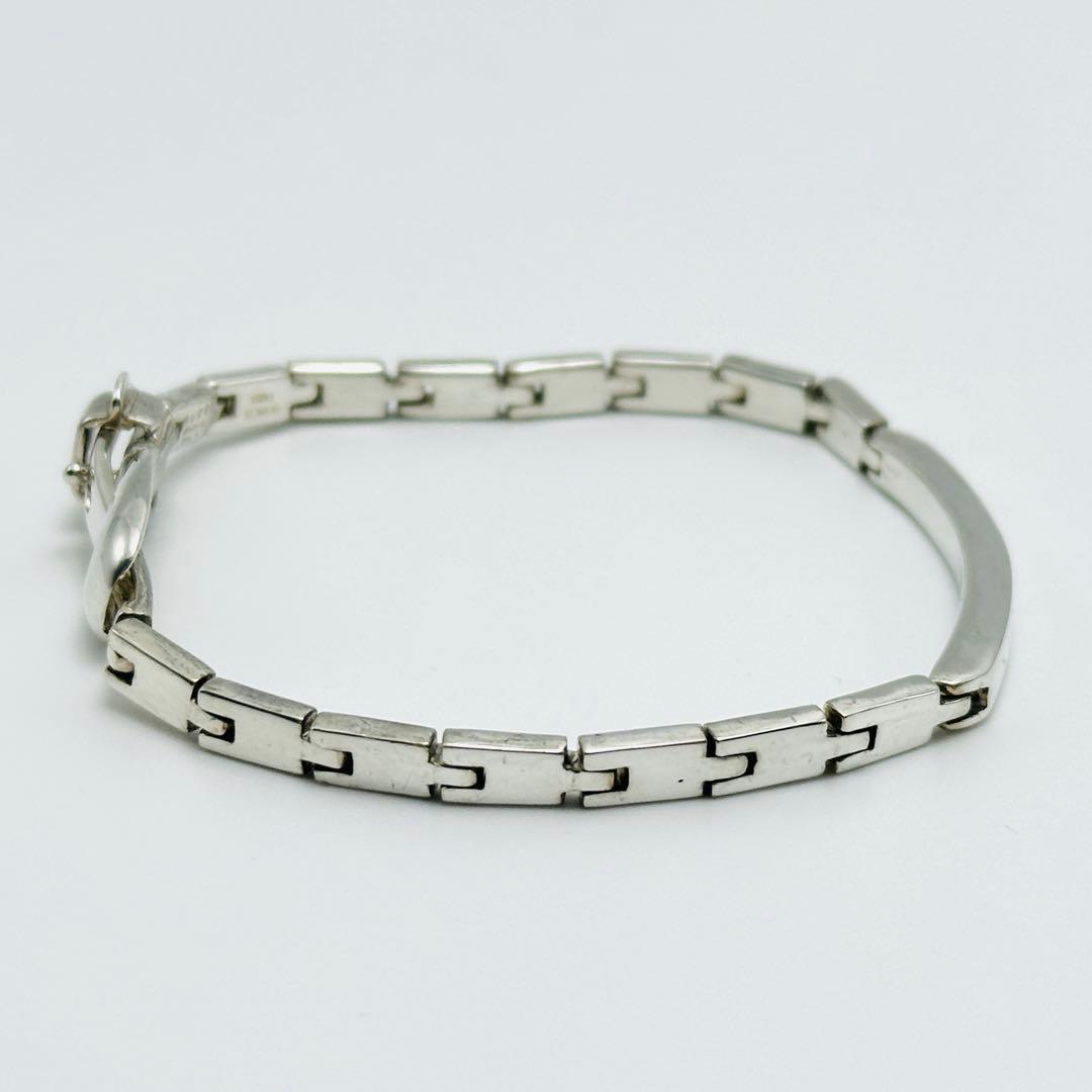 GUCCI ヴィンテージ　ID ブレスレット　バックルモチーフ　925