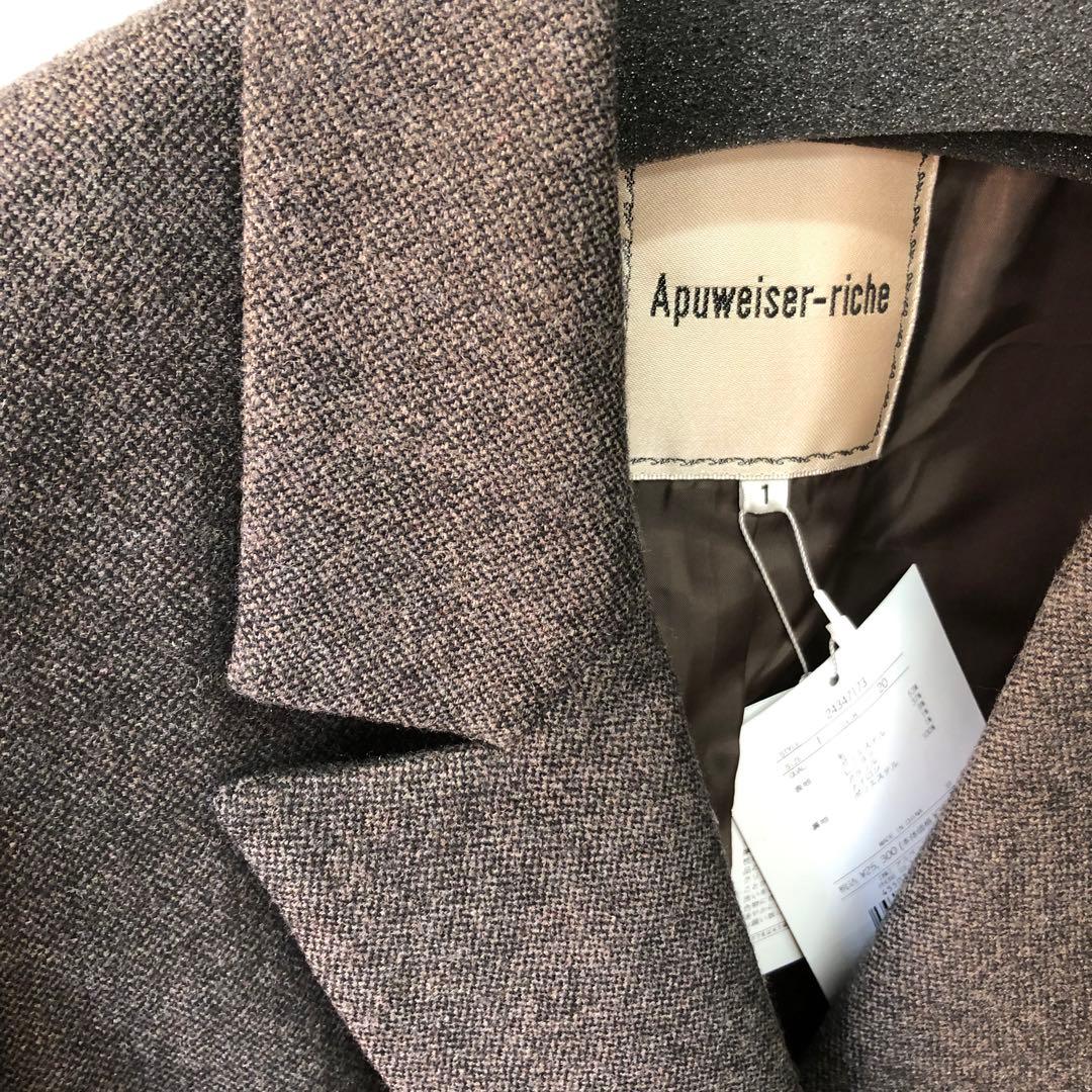 アプワイザー・リッシェ Apuweiser-riche ダブルテーラージャケット