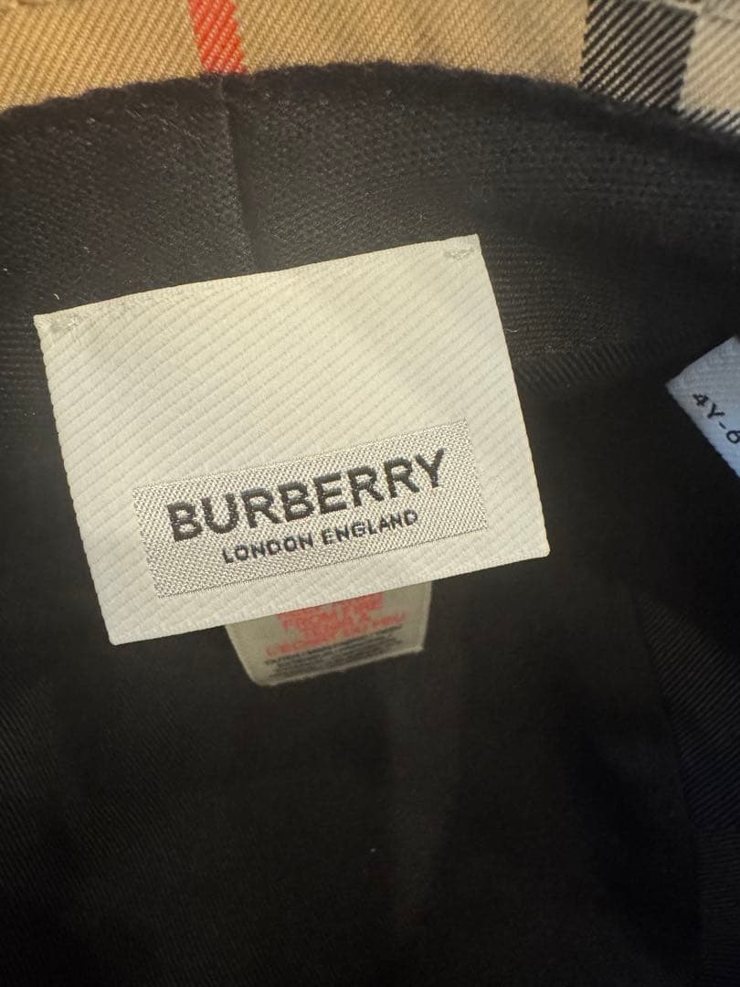 BURBERRY バケットハット 4Y-6Y