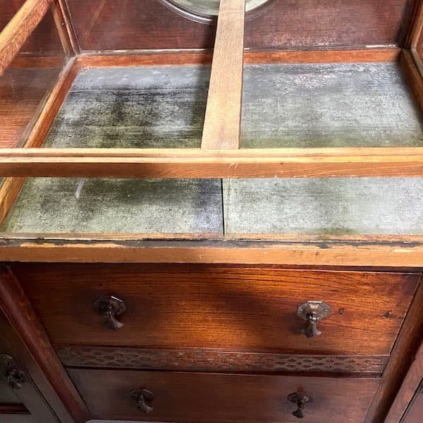 ビンテージ　卓上ショーケース　ガラスケース　コレクションケース