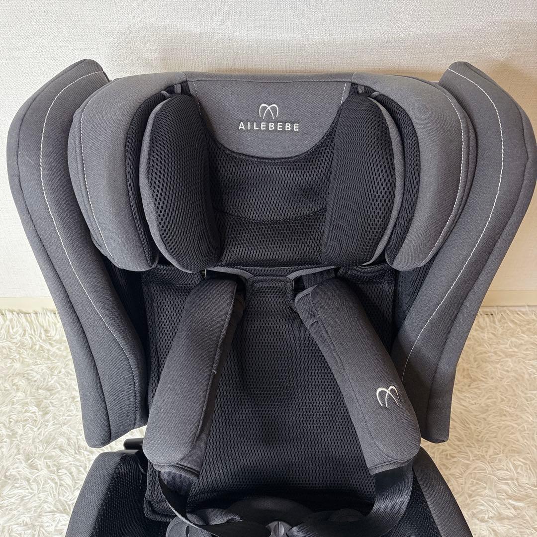 良品✨エールべべ パパット2 プレミアム ジュニアシート ISOFIX グレー