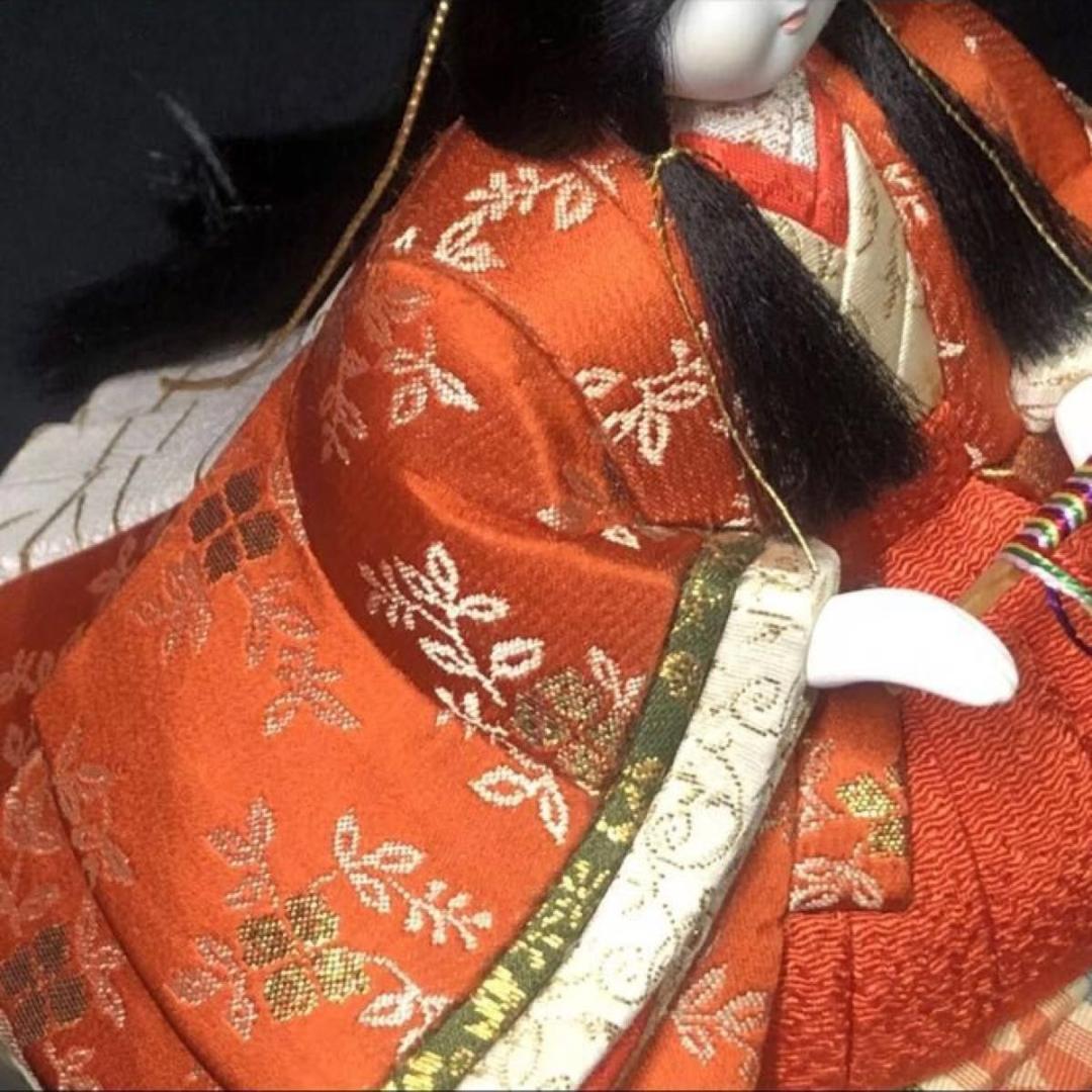 人形専門店蔵出し！ 木目込み人形作家 木村一秀作「大和雛」雛人形 親王飾り