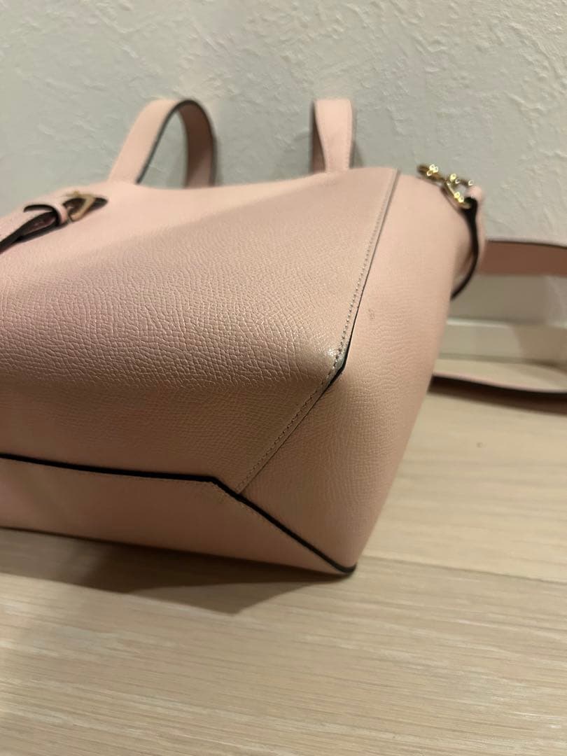 Valextra バケットバッグ マイクロ ペオニア