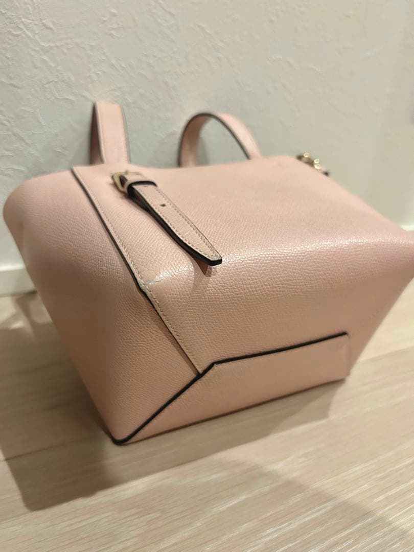 Valextra バケットバッグ マイクロ ペオニア