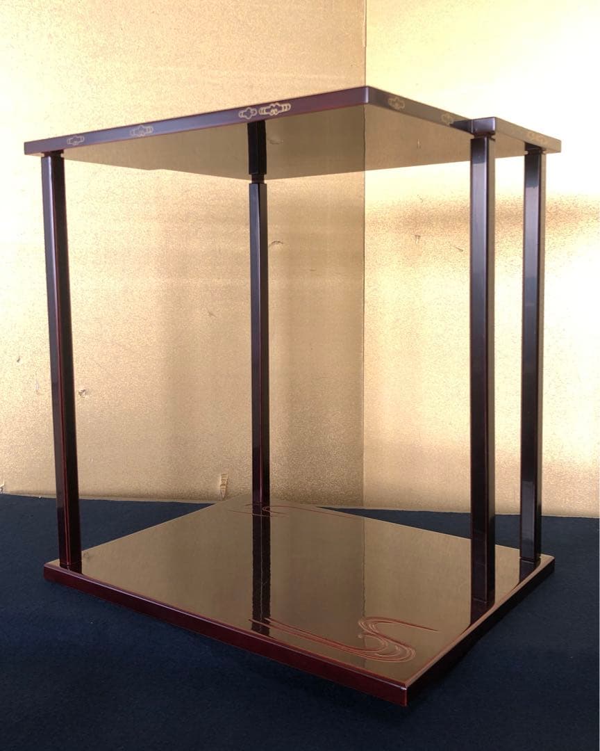 《レ》茶道具 鵬雲斎好 山雲棚 組立式 元箱　251118え3