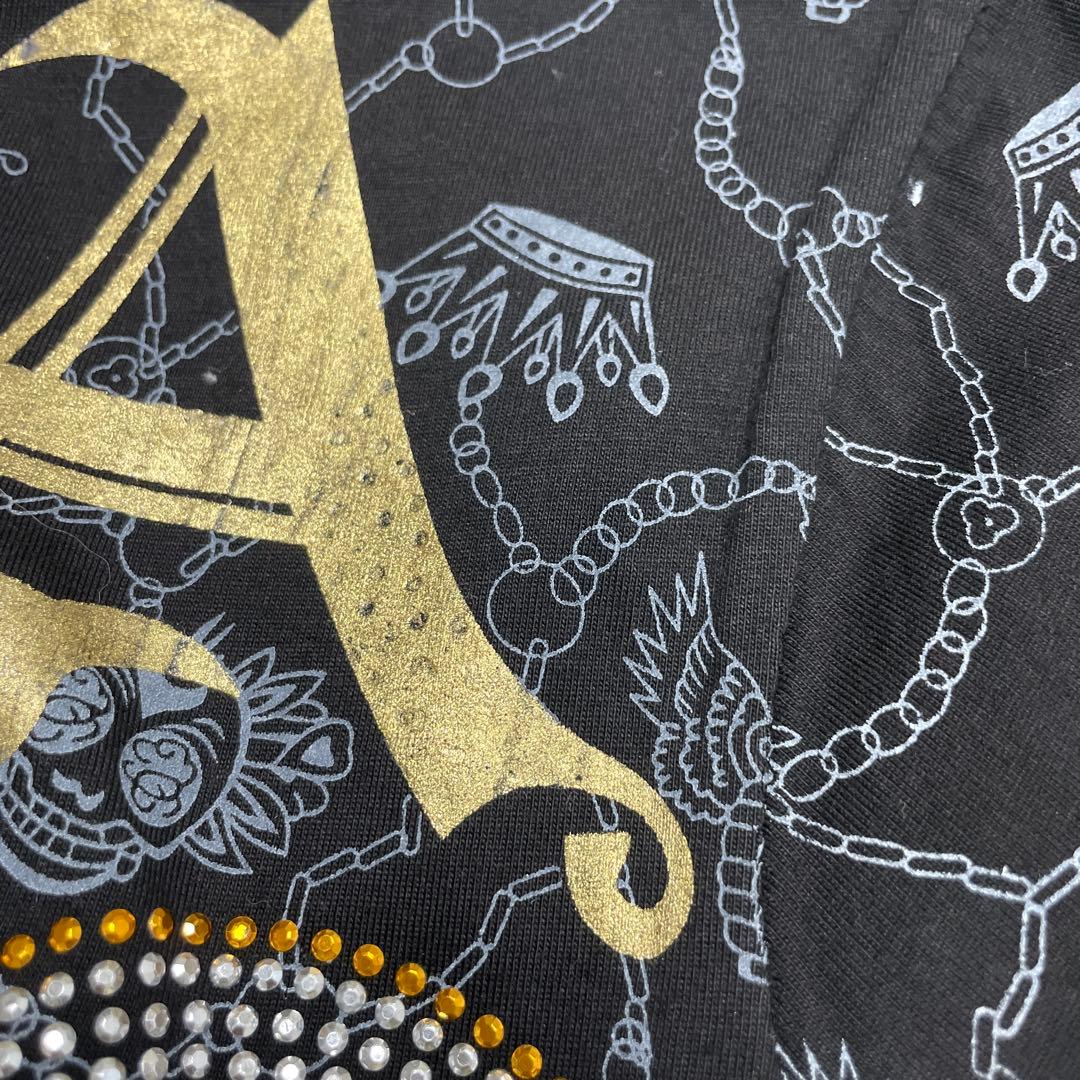 CHRSTIAN AUDIGIERスカル長袖Tシャツ