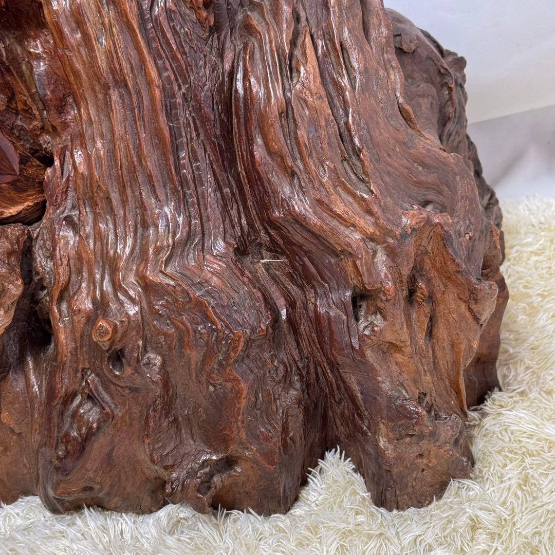 福禄寿　置物　天然木　木の根　木彫