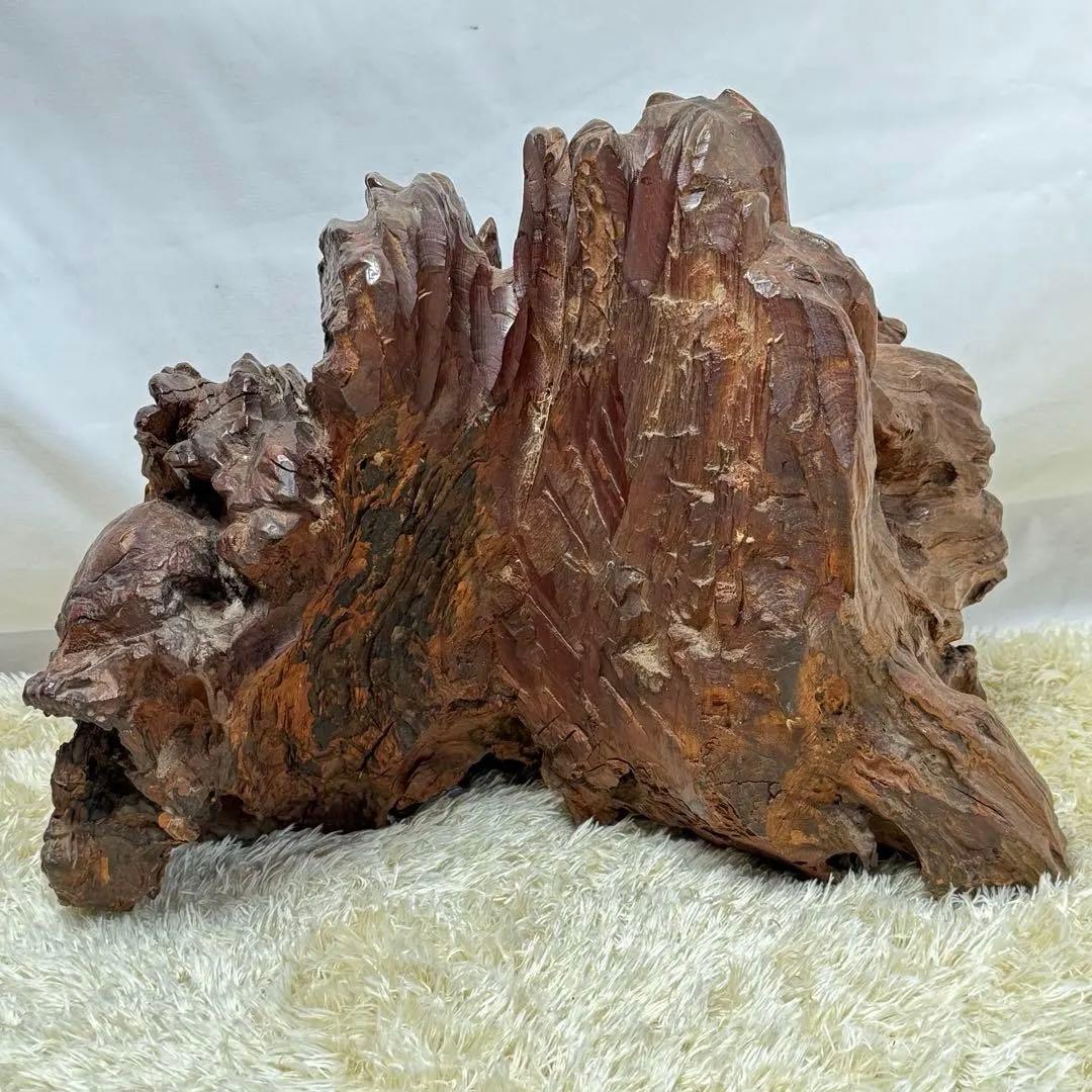 福禄寿　置物　天然木　木の根　木彫