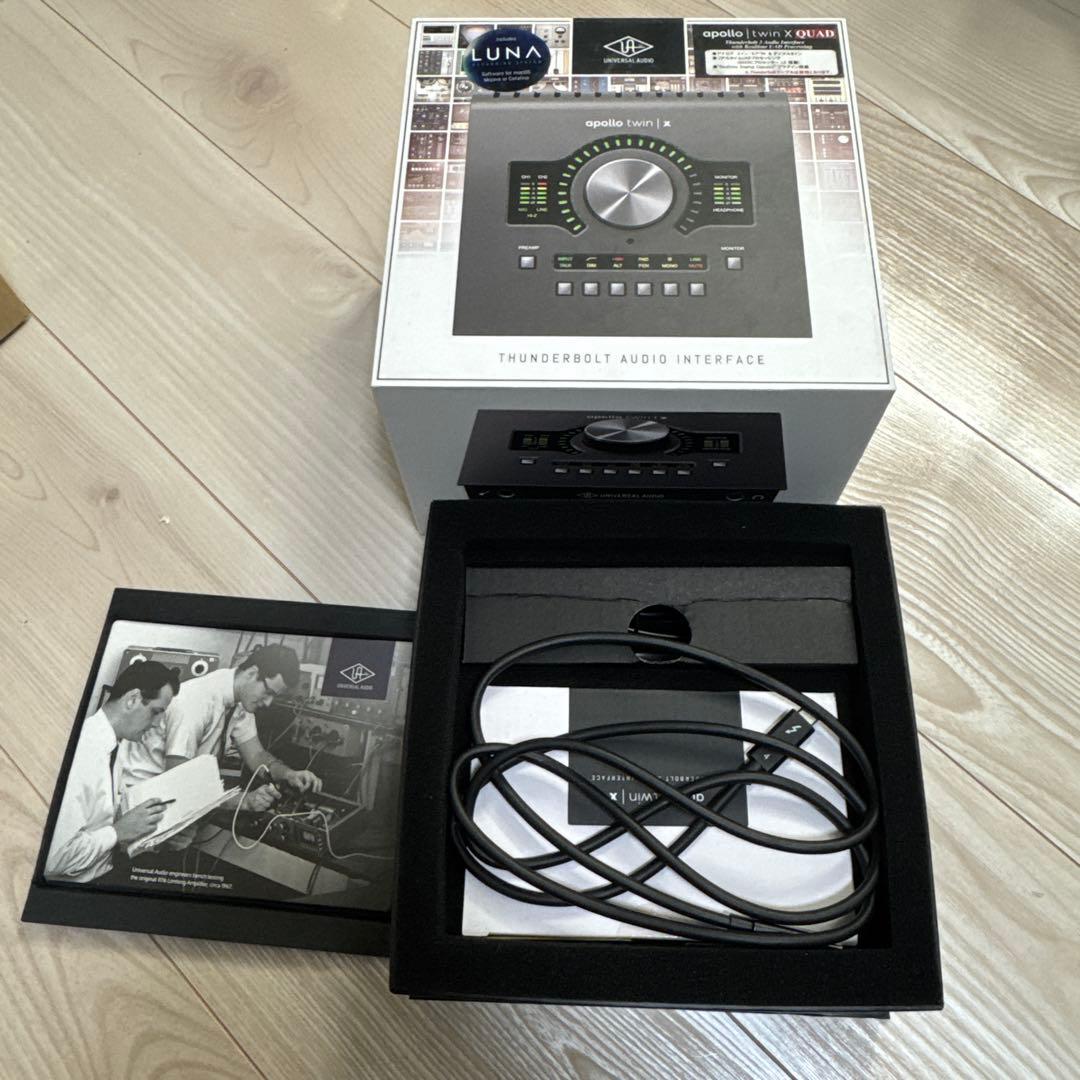 Apollo Twin X Quad Thunderbolt プラグイン多数