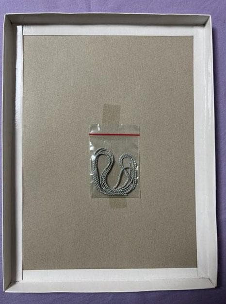 水彩アート「冬の集落　蒼」1点物、手描き真筆。