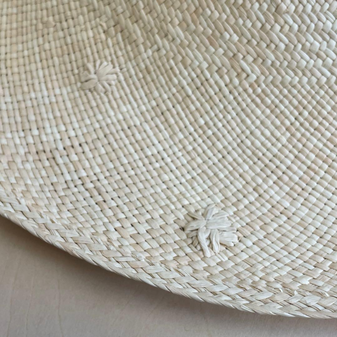 帽子材料　エクアドル産パナマ帽体　キャペリン