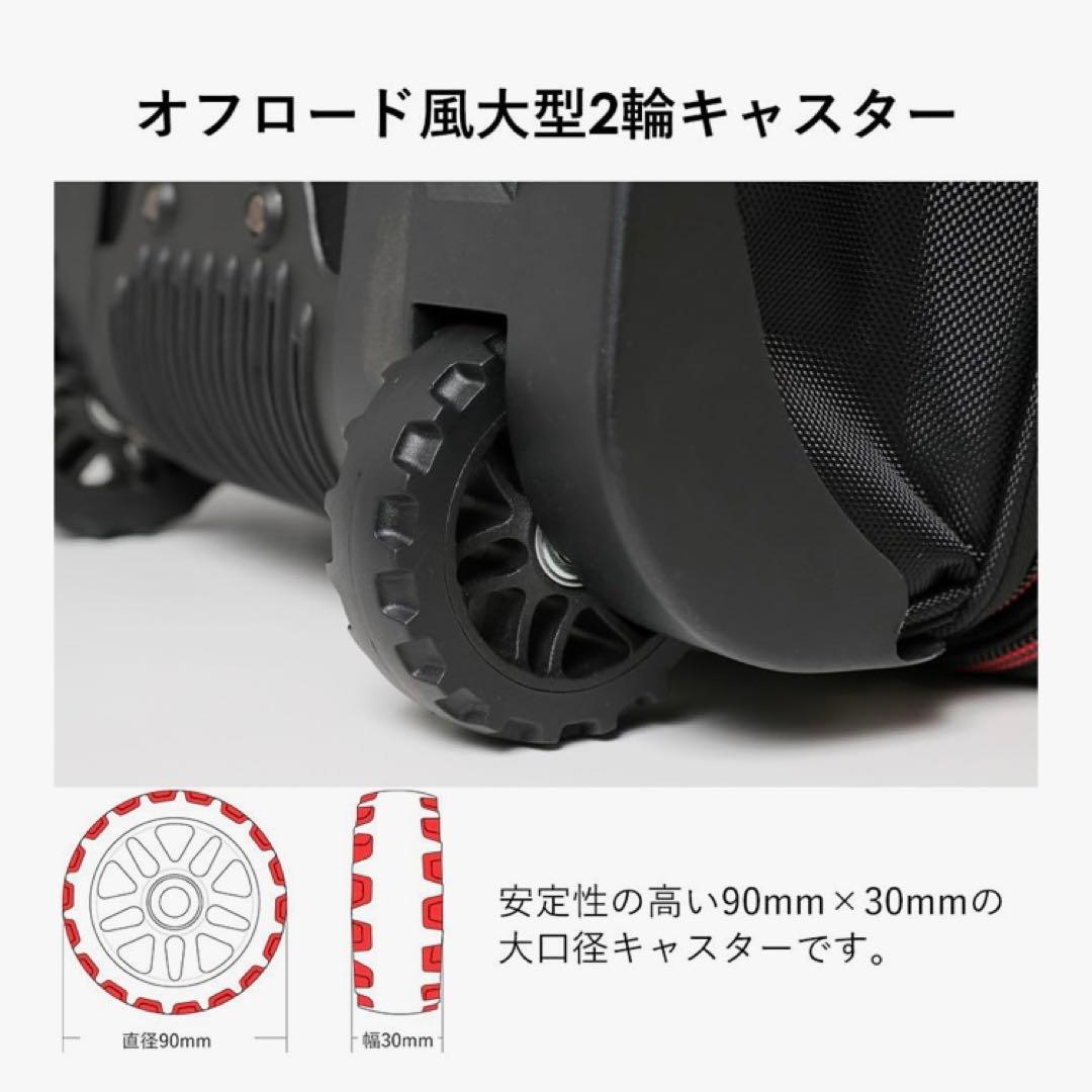 (チョコ)PROEVOボストンキャリーバッグ LLサイズ(グレー)