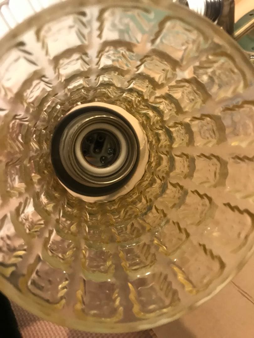 美品シーリングライト（シャンデリア）ガラス4灯ビーカンパニーb-company