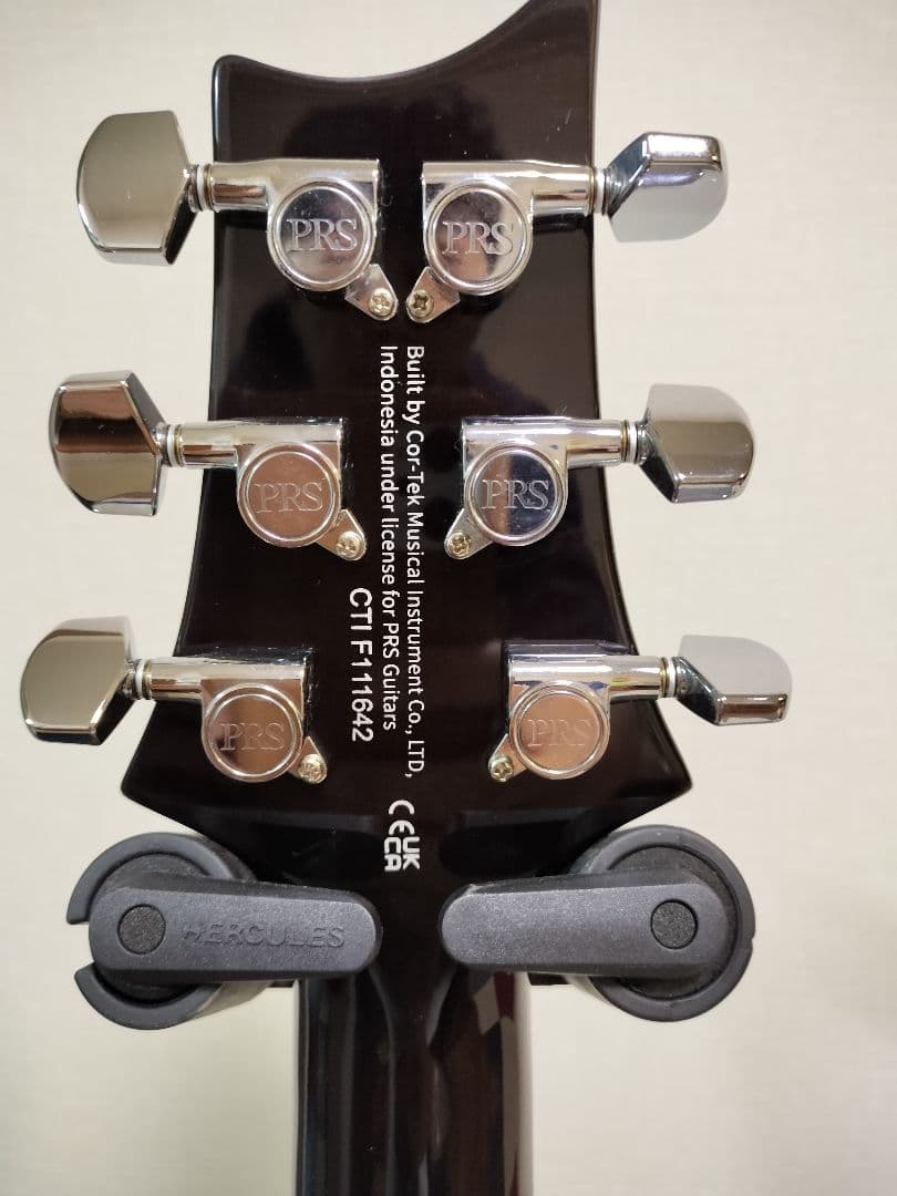 PRS SE Custom24　2024年7月28日購入　ロック式ペグ 交換済み