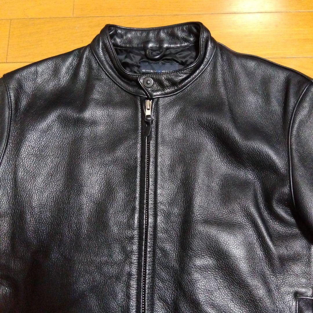 【極美品‼️】CHEVIGNON シェビニオン　レザーライダースジャケット