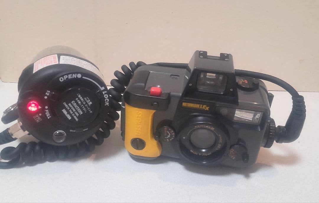 水中カメラ Motormarine II EX + ストロボ +広角レンズ