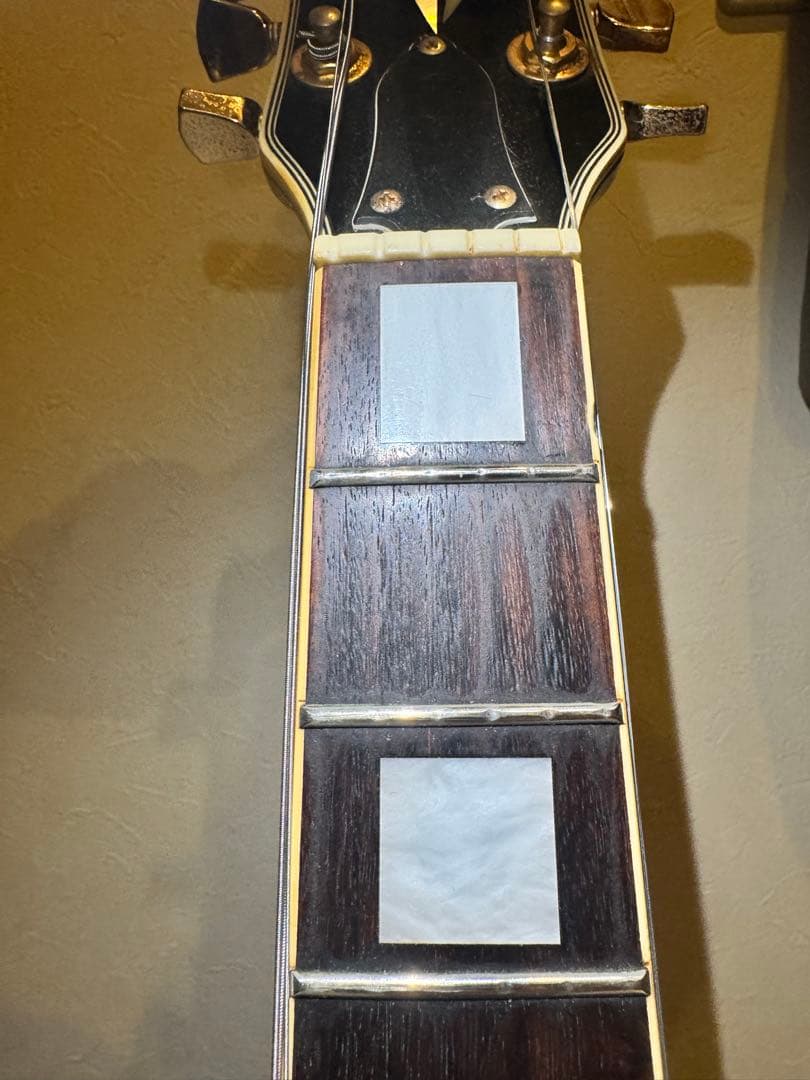 レスポール　カスタム　エレキギター ブラック 音出し確認済み samick