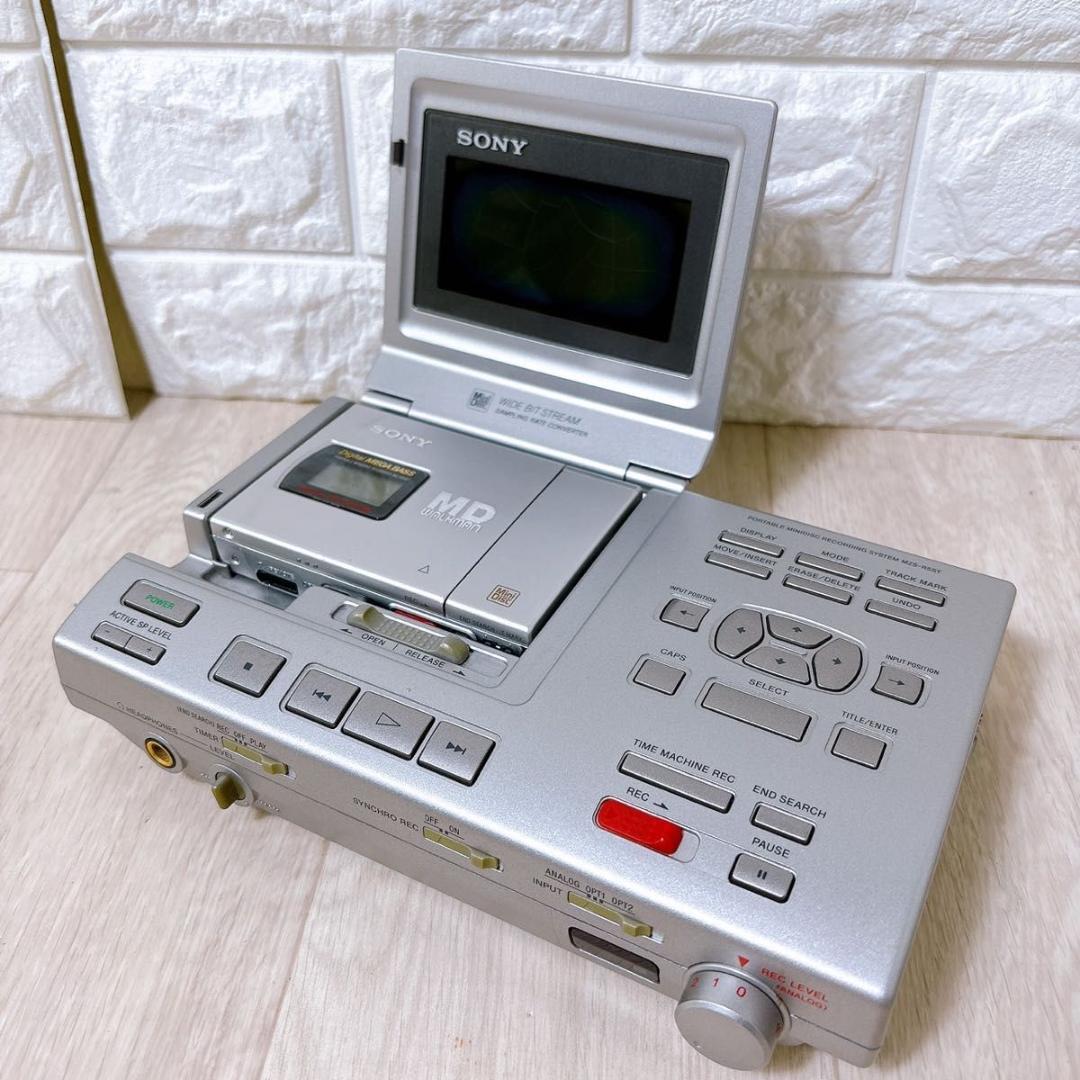現状SONY ソニー MZS-R5ST MDウォークマン MDステーション 希少