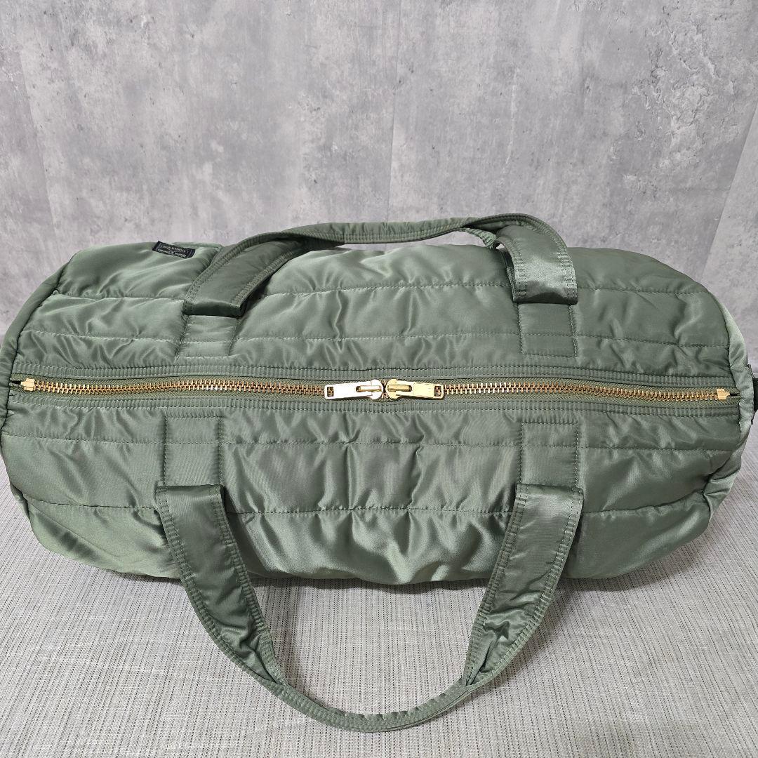 PORTER　タンカー　2way　ダッフルバッグ　ボストンバッグ　セージグリーン