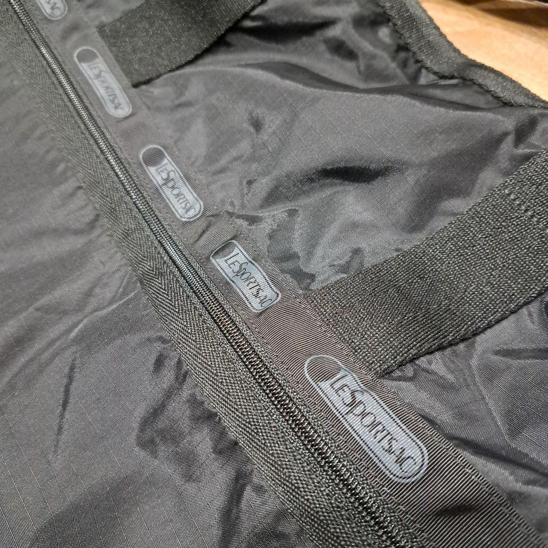 美品　レスポートサック　ボストンバッグ　黒　大容量　ポーチ付き