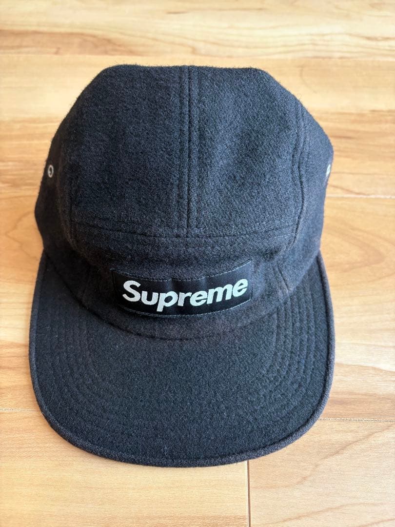 Supreme キャップ　フリース素材