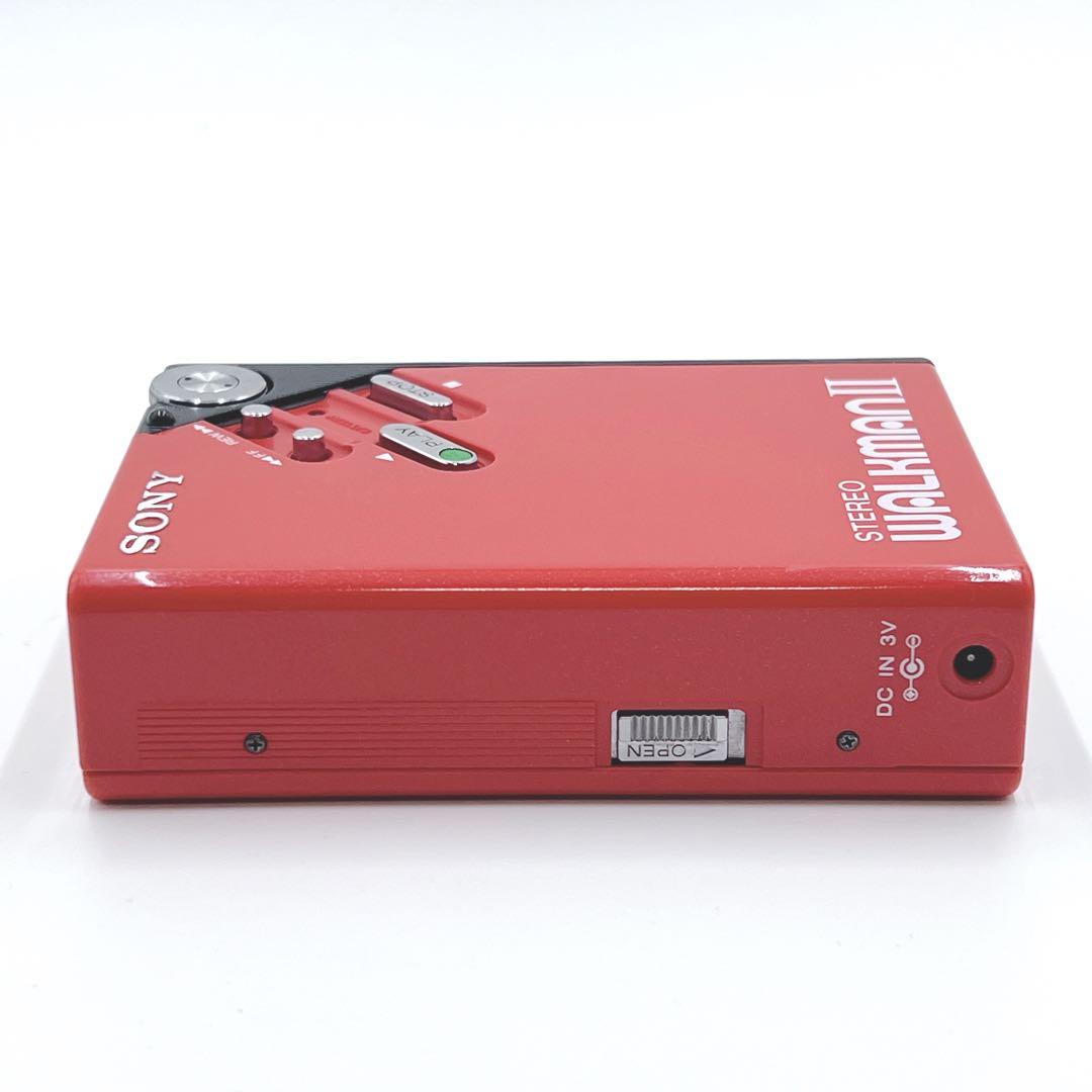 【超美品】 SONY WALKMAN II WM-2 ウォークマン 赤