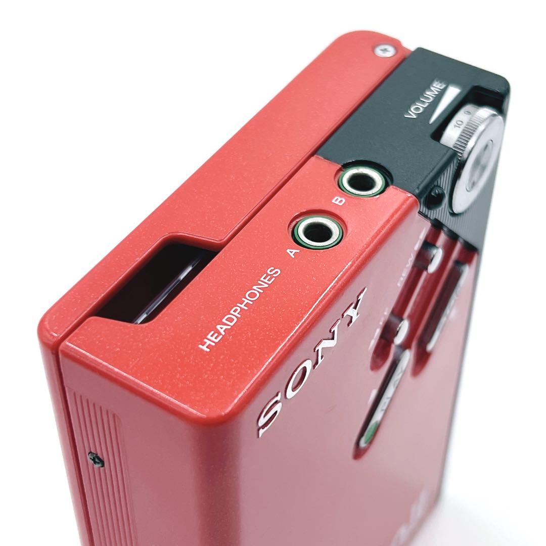 【超美品】 SONY WALKMAN II WM-2 ウォークマン 赤