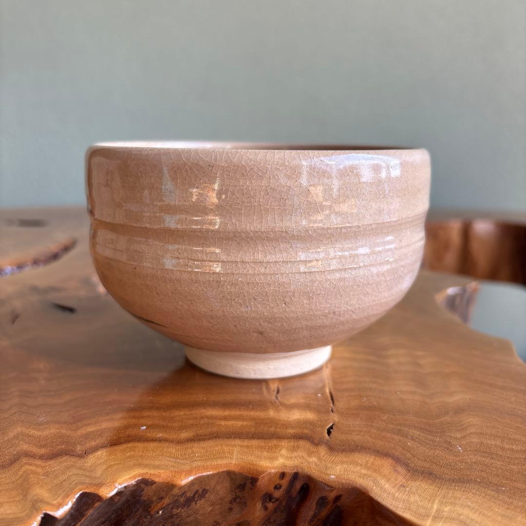 九谷焼 「赤とんぼ」 山上竹凰 抹茶碗 茶道具 共箱(5)