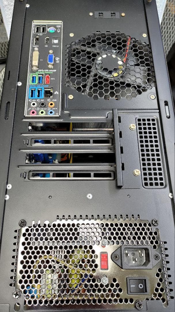 中古自作PC/Antec [Mini P180]/マザボ＋CPU＋ドライブ＋電源